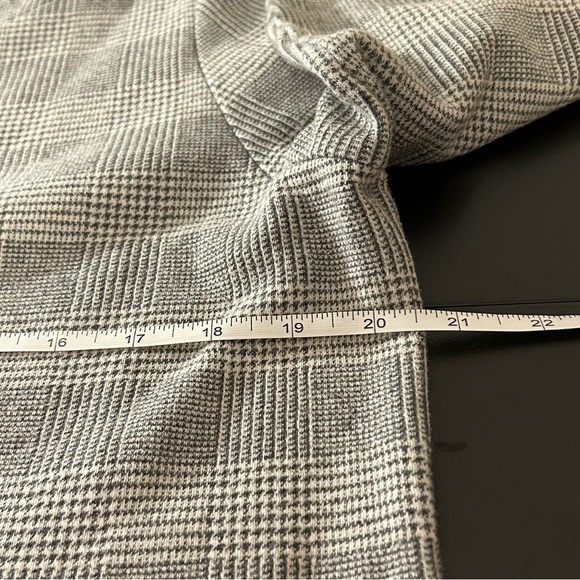 Talbots Top Shirt Houndstooth Black Cream Women's Size Large - Picture 6 of 7